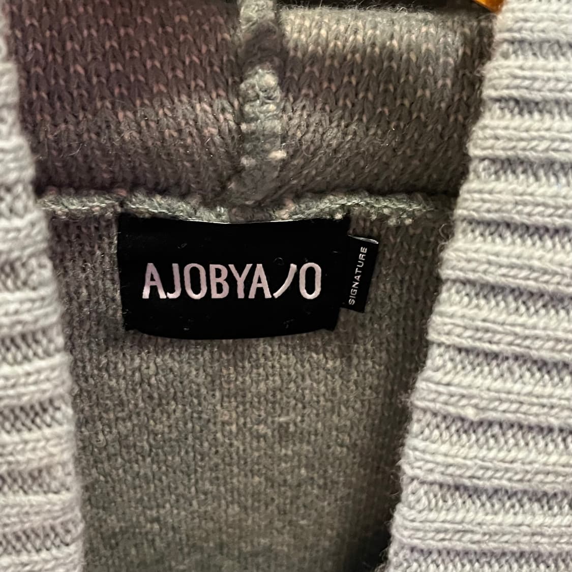 아조바이아조 PBA DBOF 울 니트 후디 민트 상품이미지5