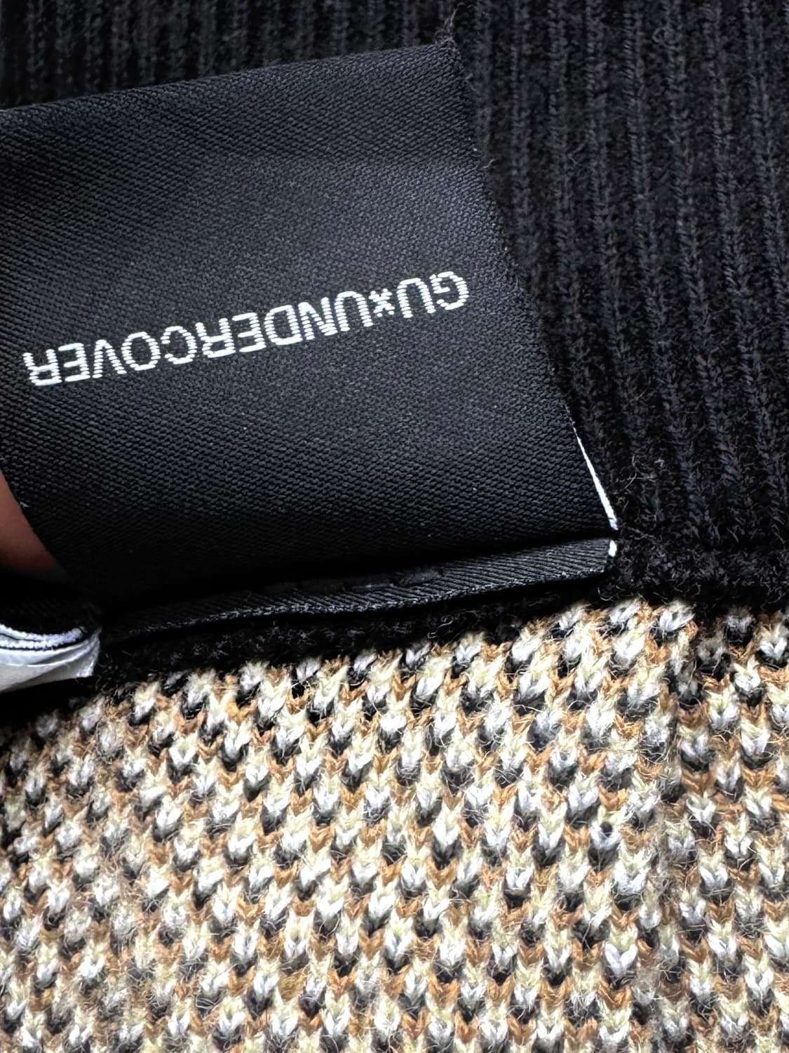 Gu x undercover 애니멀패턴 니트 롱스커트 상품이미지2