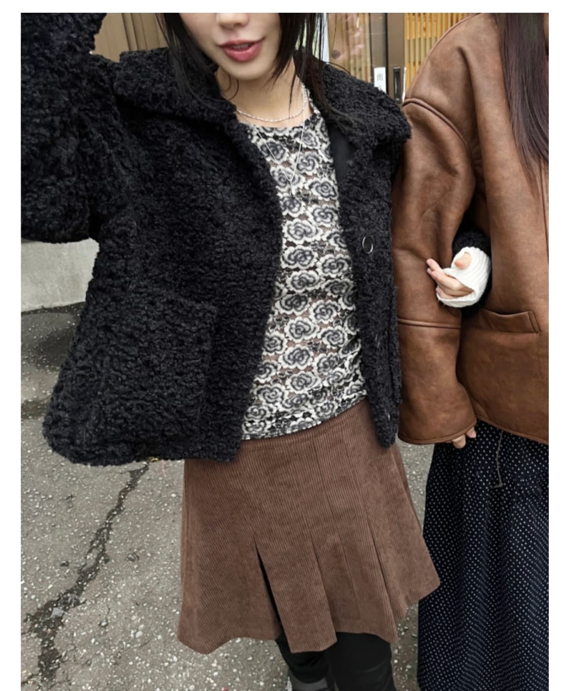 DEAR 뽀글 무스탕 상품이미지3