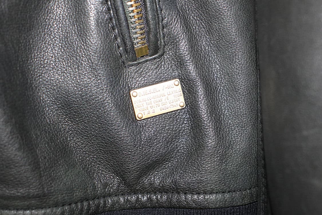 DIESEL 디젤가죽후드자켓 (M) 상품이미지6