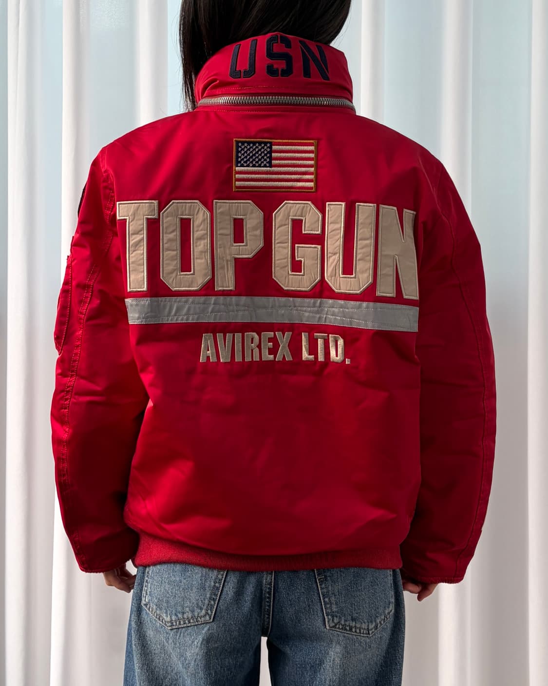 [M](새상품)아비렉스 AVIREX 탑건 TOPGUN 항공 점퍼 상품이미지1