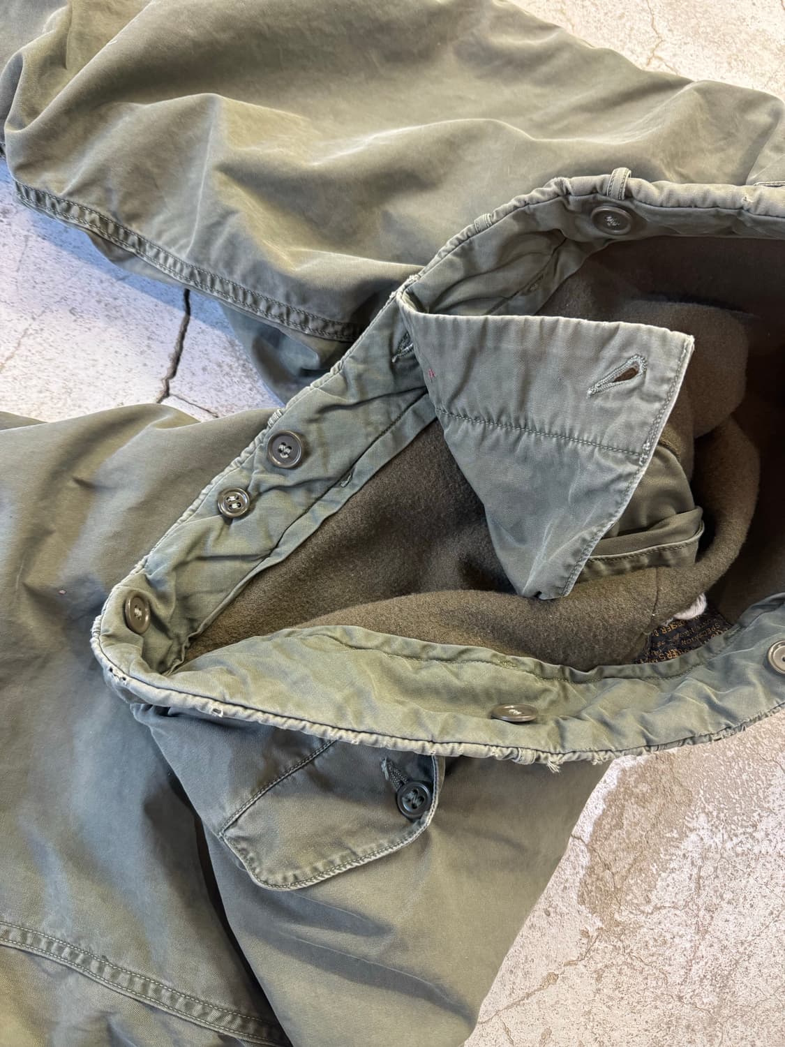 50s~60s WL-1 미 해군 항공대 플라이트 방한 덱팬츠 상품이미지6