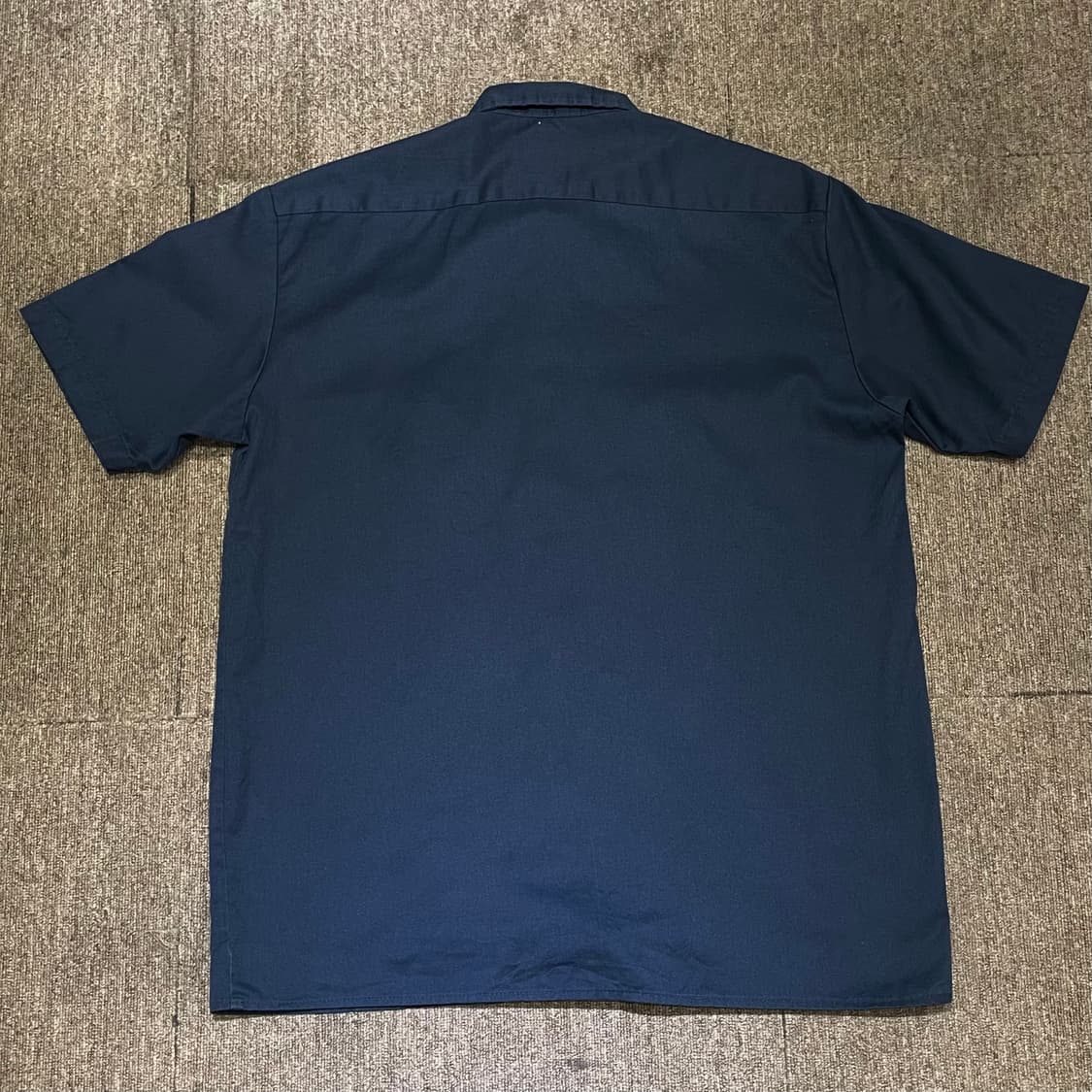 (L) Dickies 디키즈 반팔 워크 셔츠 네이비 상품이미지6