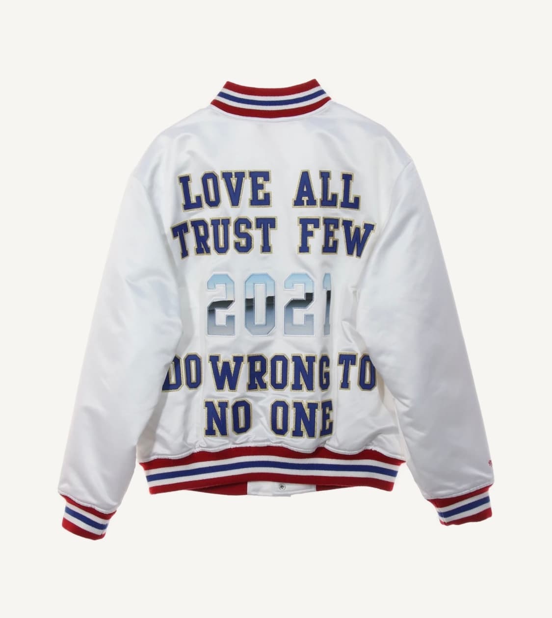 슈프림 미첼 & 네스 새틴 자켓 화이트 21SS 상품이미지2