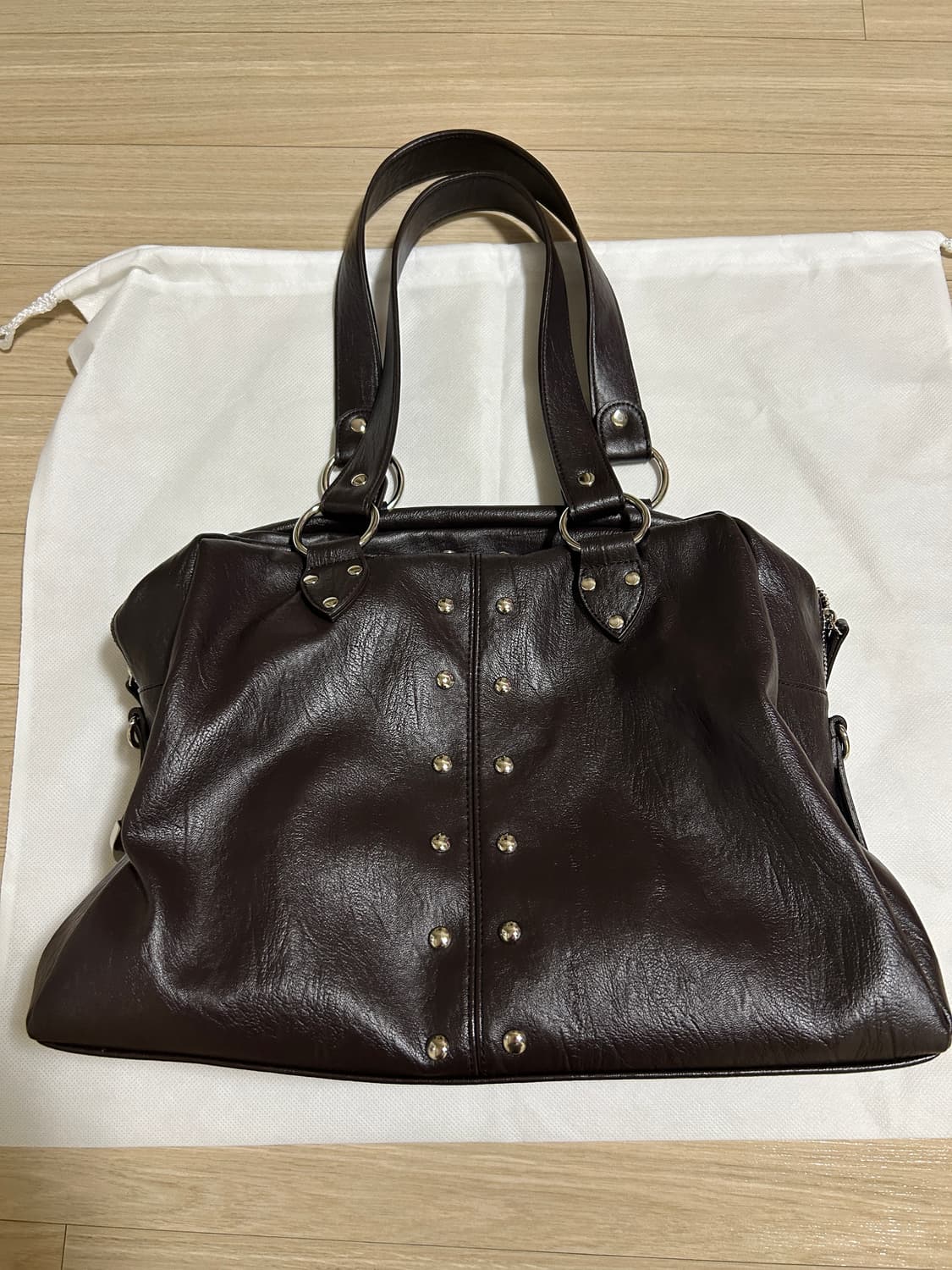 샌드뮤지엄 MAGAZINE BAG 다크브라운 상품이미지1