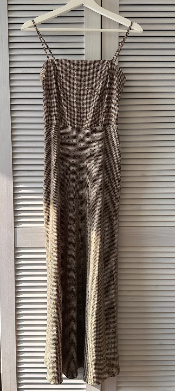 루루서울 하운드투스 체크 뷔스티에 원피스 상품이미지2