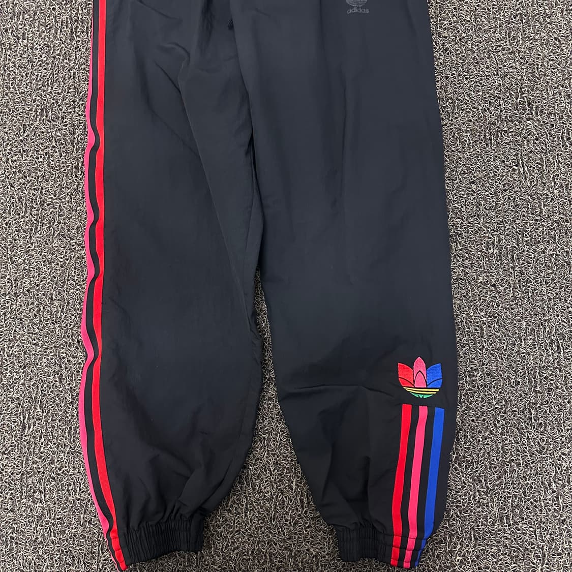 아디다스 나일론 우븐 바스락 운동복 트레이닝복 바지 블랙 S 상품이미지3