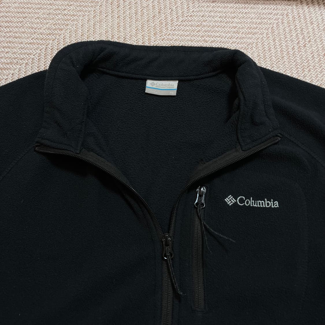 [정품] 컬럼비아 블랙 후리스 반집업 [ XL ] 상품이미지3