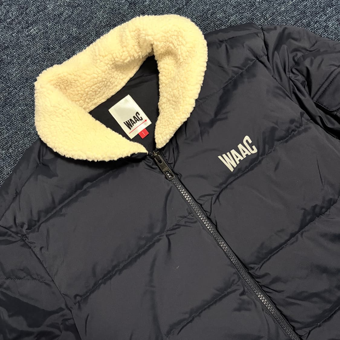 WAAC 왁 부클 카라 구스다운 점퍼 상품이미지3
