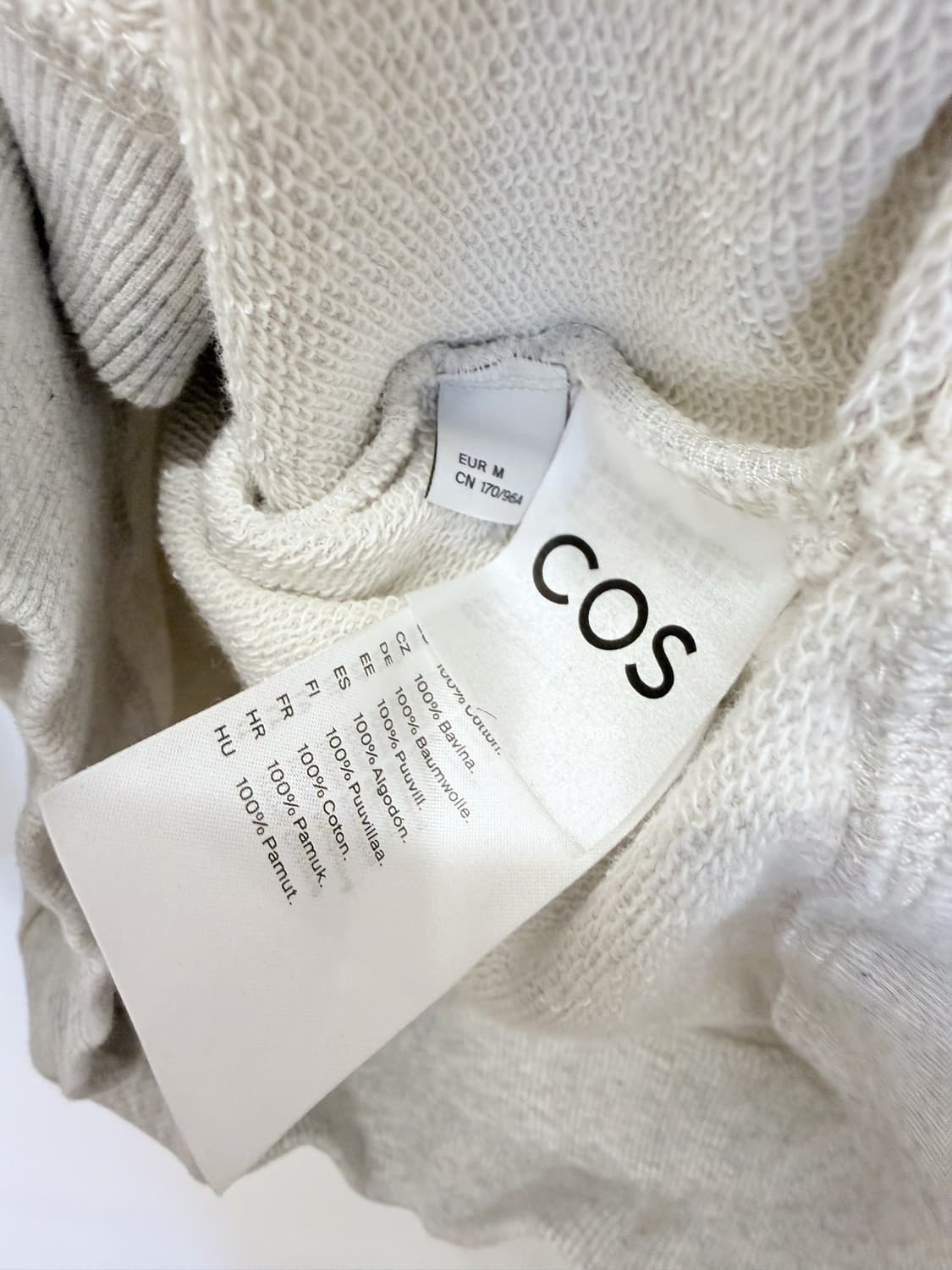 COS 코스 면 랩 가디건  상품이미지6