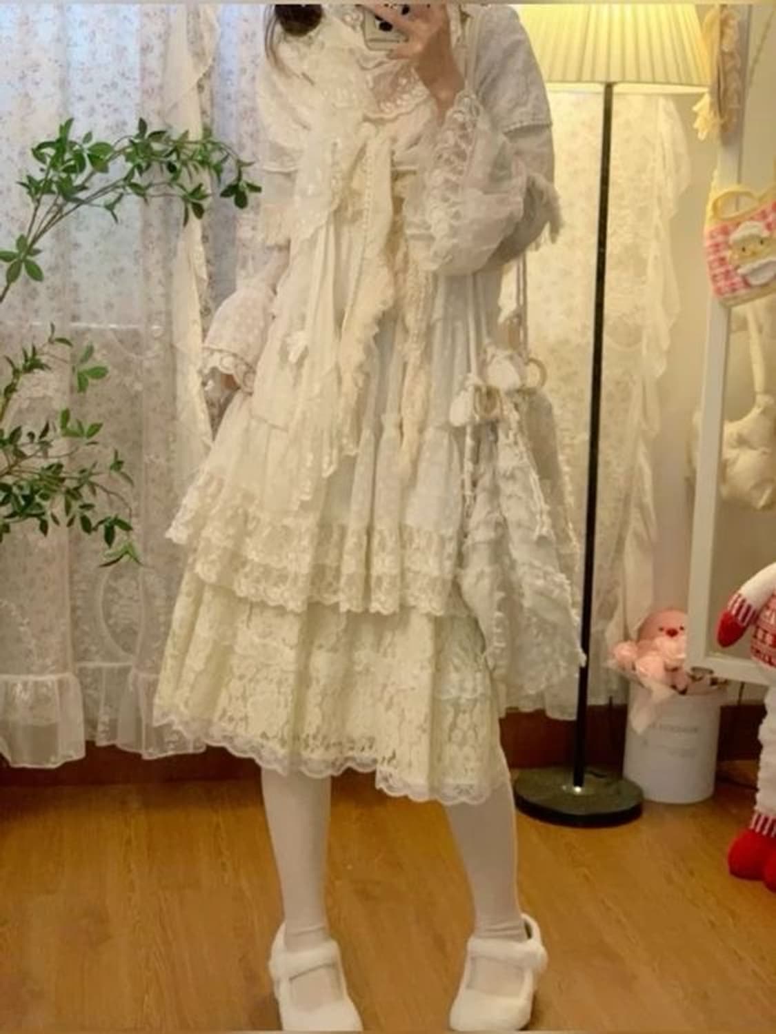 후기O 모리걸 달천깔 랜박 랜덤박스 리즈리사 원피스 스커트 빈티지 상품이미지1