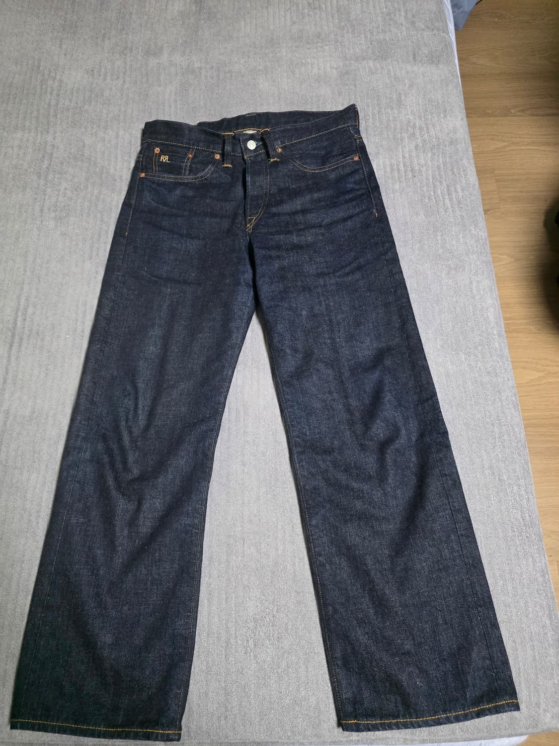 RRL 빈티지 파이브 포켓 원워시 데님 판매합니다. 상품이미지1