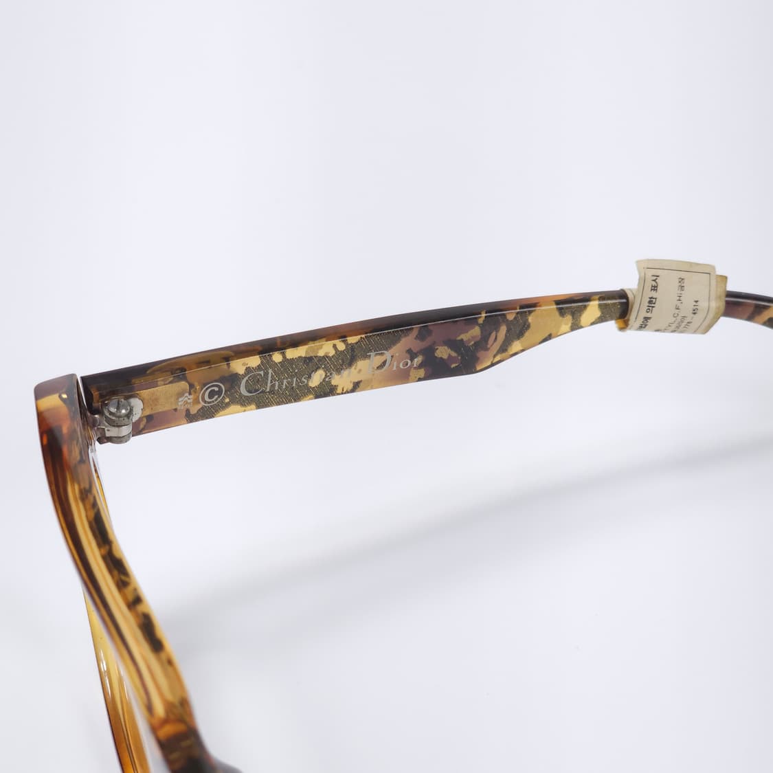 90년도 크리스챤디올 올드빈티지 뿔테 안경 상품이미지5