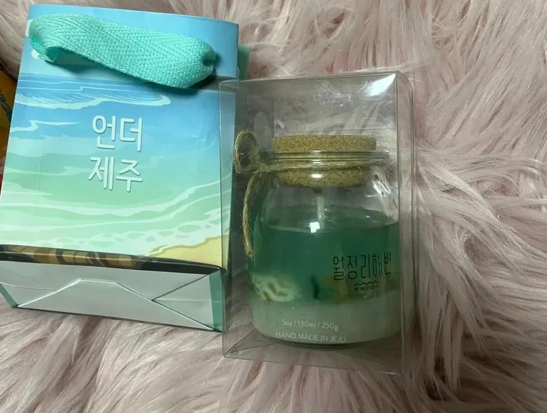 제주캔들 바다 모양 초 캔들 소품 제주도 상품이미지1