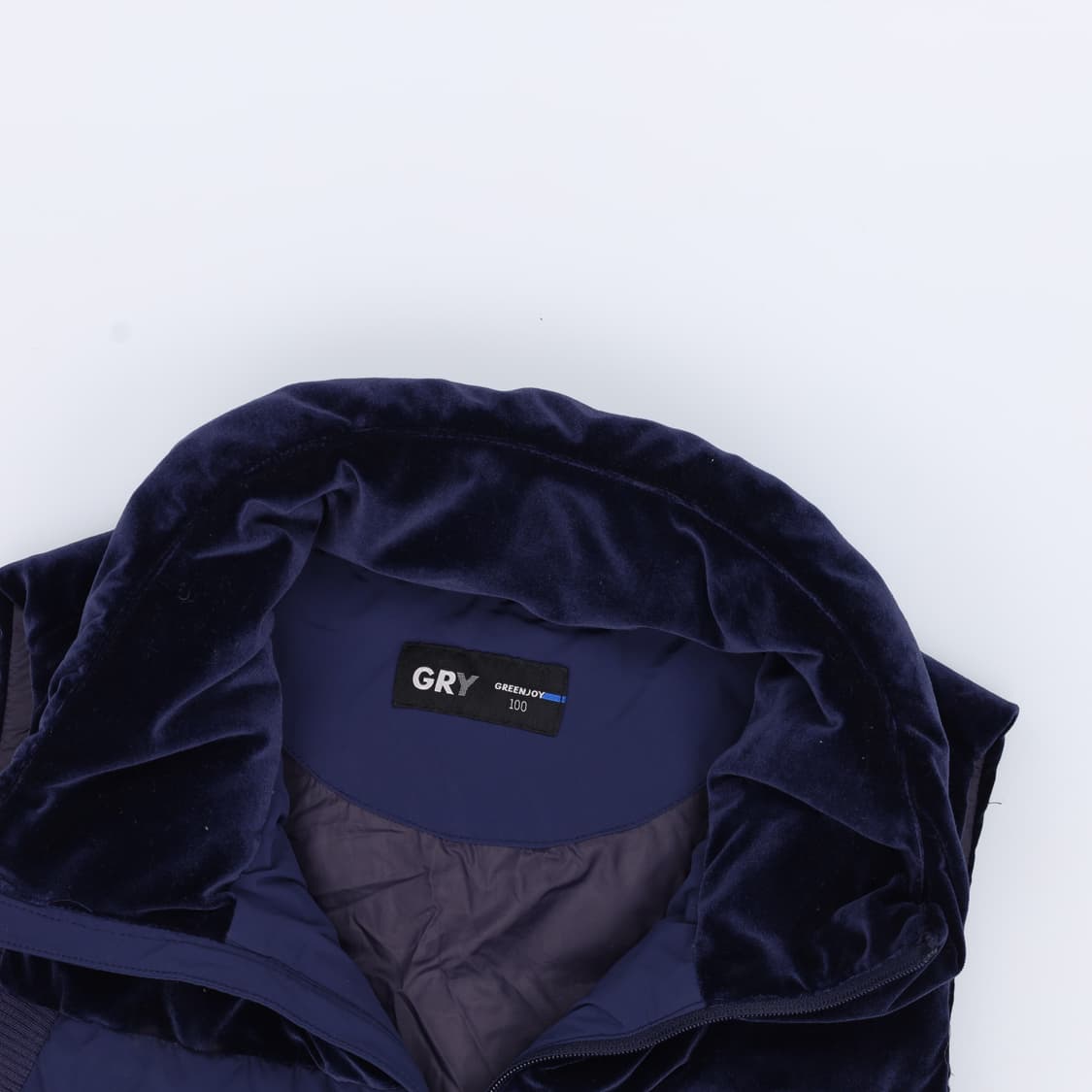 100 그린조이 벨벳 구스 패딩조끼 0407H1 상품이미지3