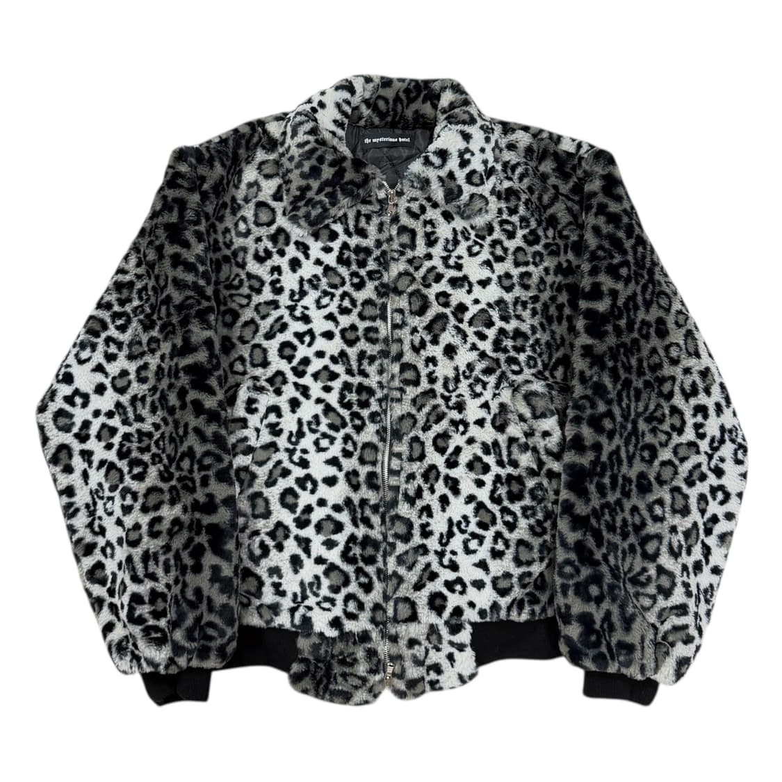 더미스테리어스호텔 레오파드 패디드 퍼 자켓 상품이미지1