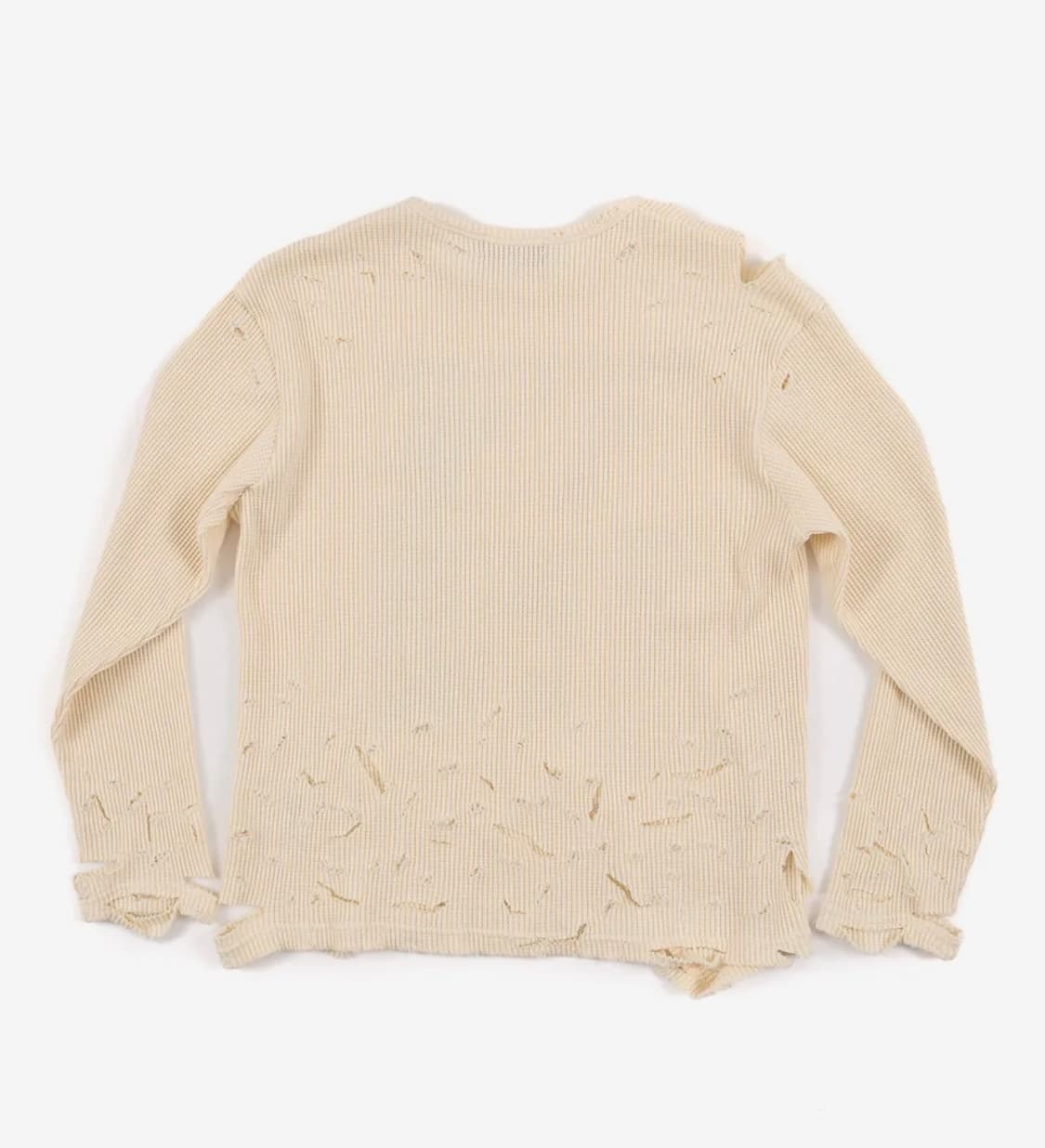 Besessener Hand Distressed Waffle T-Shir 상품이미지2