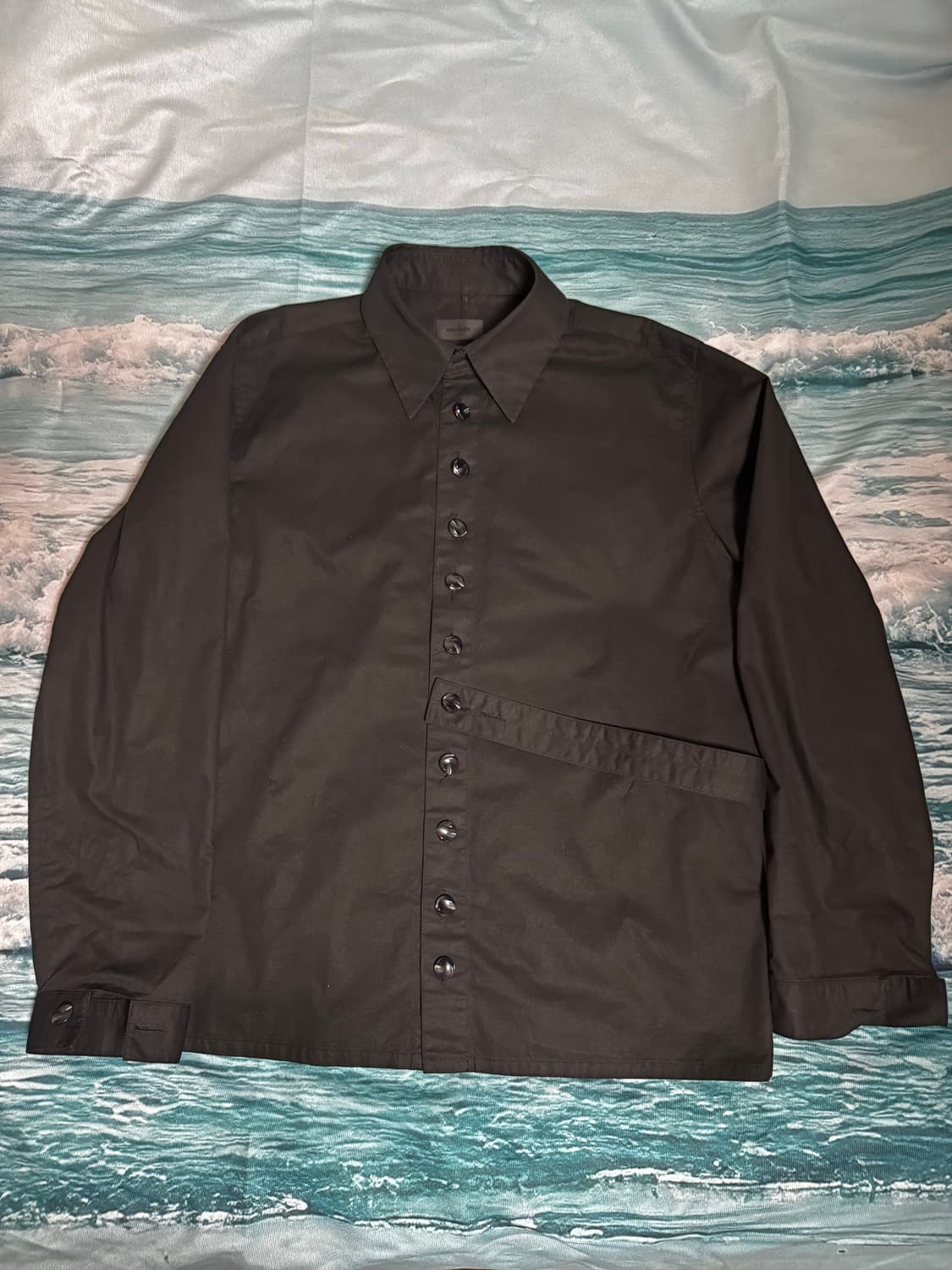 [1size] 머듈 AB/02 Flugel 셔츠 블랙 상품이미지1