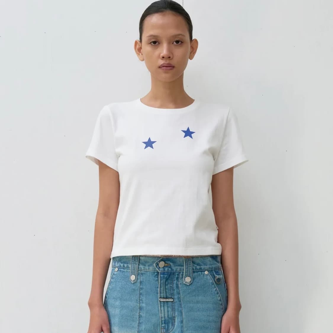 더바이닐하우스 STAR TEE WHITE (c) 상품이미지2