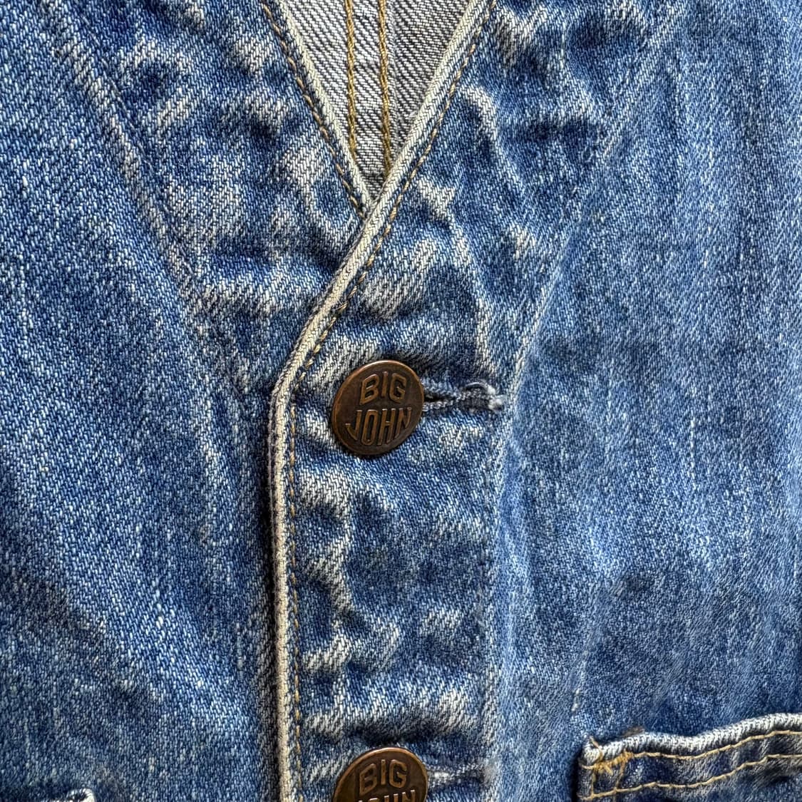 90's BIG JOHN 데님 베스트 JPN M 상품이미지3
