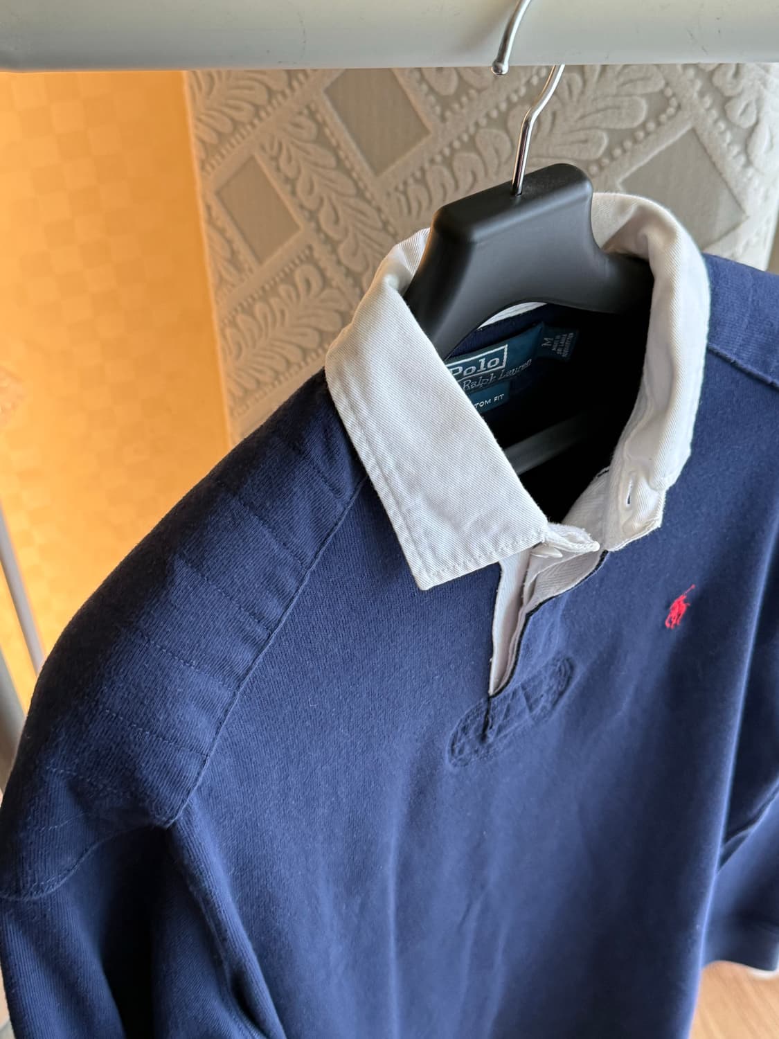 폴로 랄프로렌 네이비 럭비카라티 M 상품이미지4