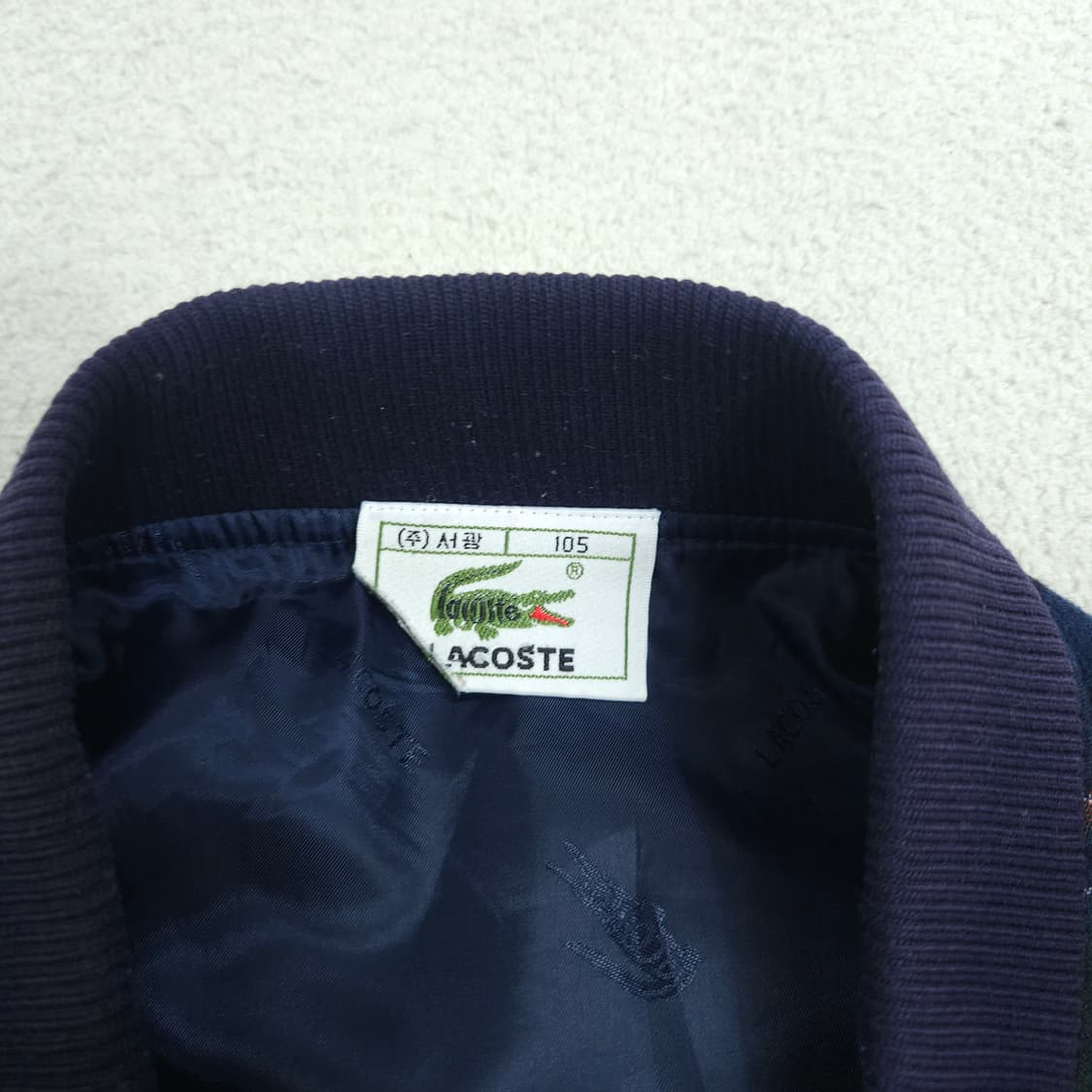 라코스테 체크 블루종 105 상품이미지5