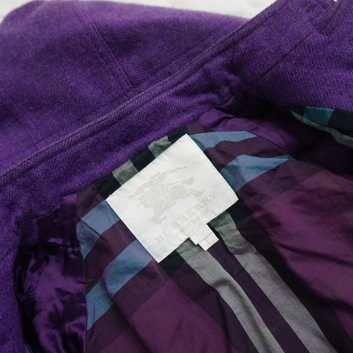 버버리 매장판 여아 3y 후드 모직 코트 자켓 사랑봉봉 상품이미지5