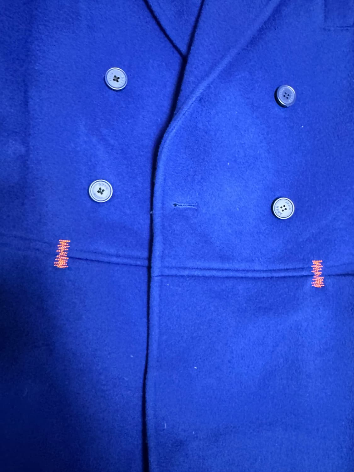 아더에러 블루 더블 코트 상품이미지4