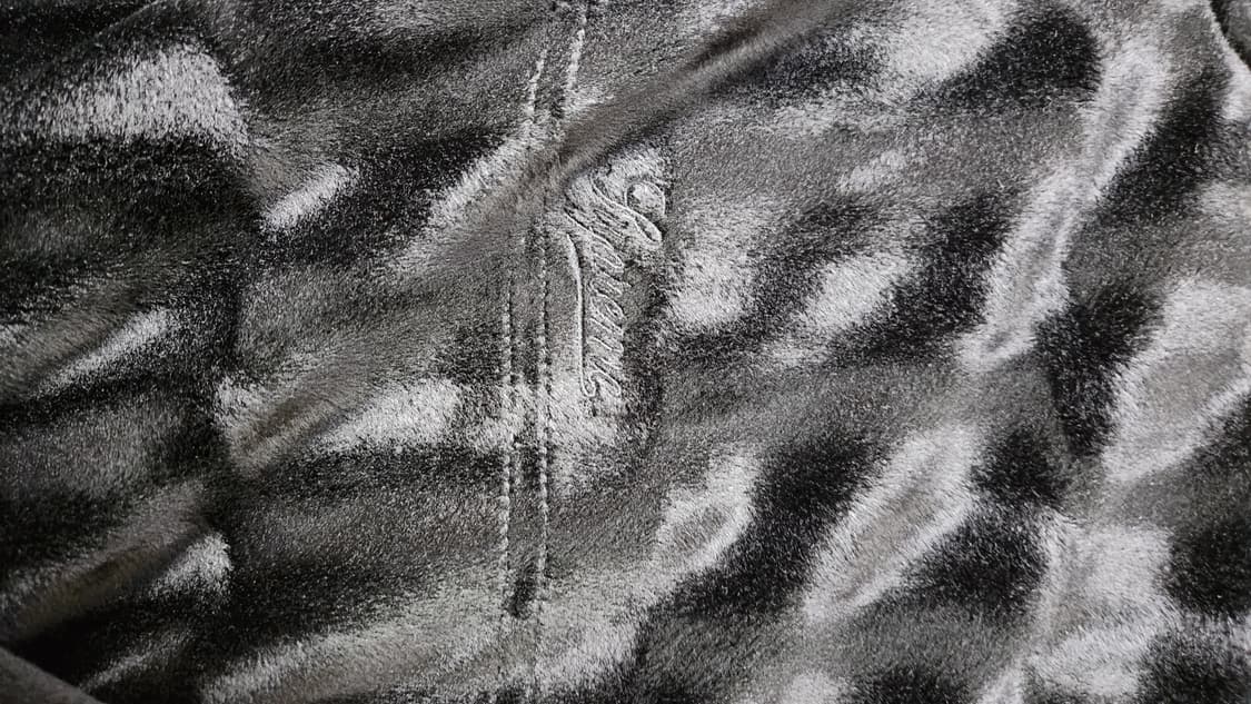 슈프림 스웨이드 블랙 집업XL 상품이미지3