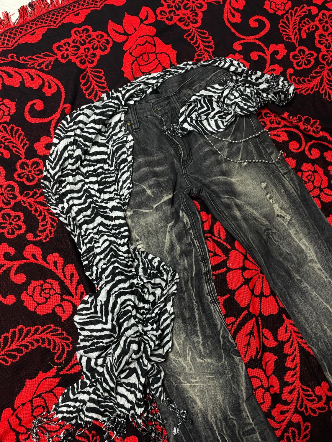 Zebra Rock-Punk muffler 상품이미지1