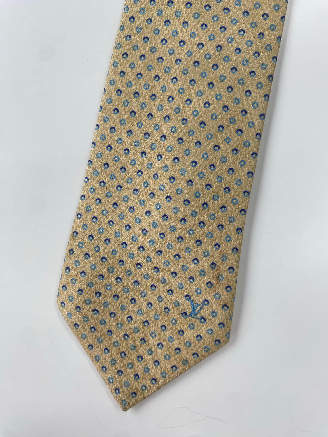 루이비통 (LOUIS VUITTON) 심플로고 정품 명품넥타이 7.8cm 상품이미지9