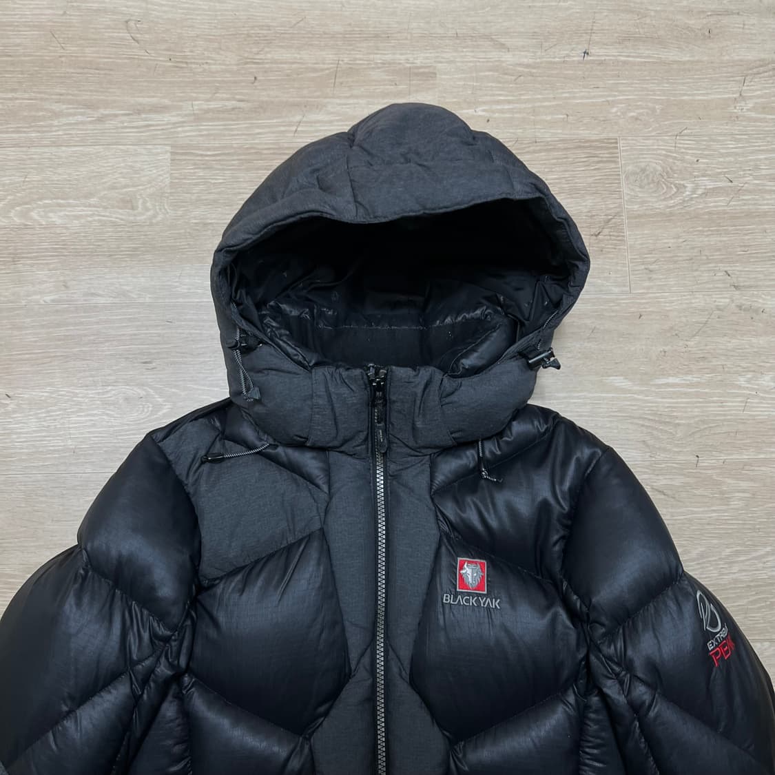 블랙야크 아웃도어 블리자드 구스다운 후드 패딩 점퍼 [블랙] S/90 상품이미지2