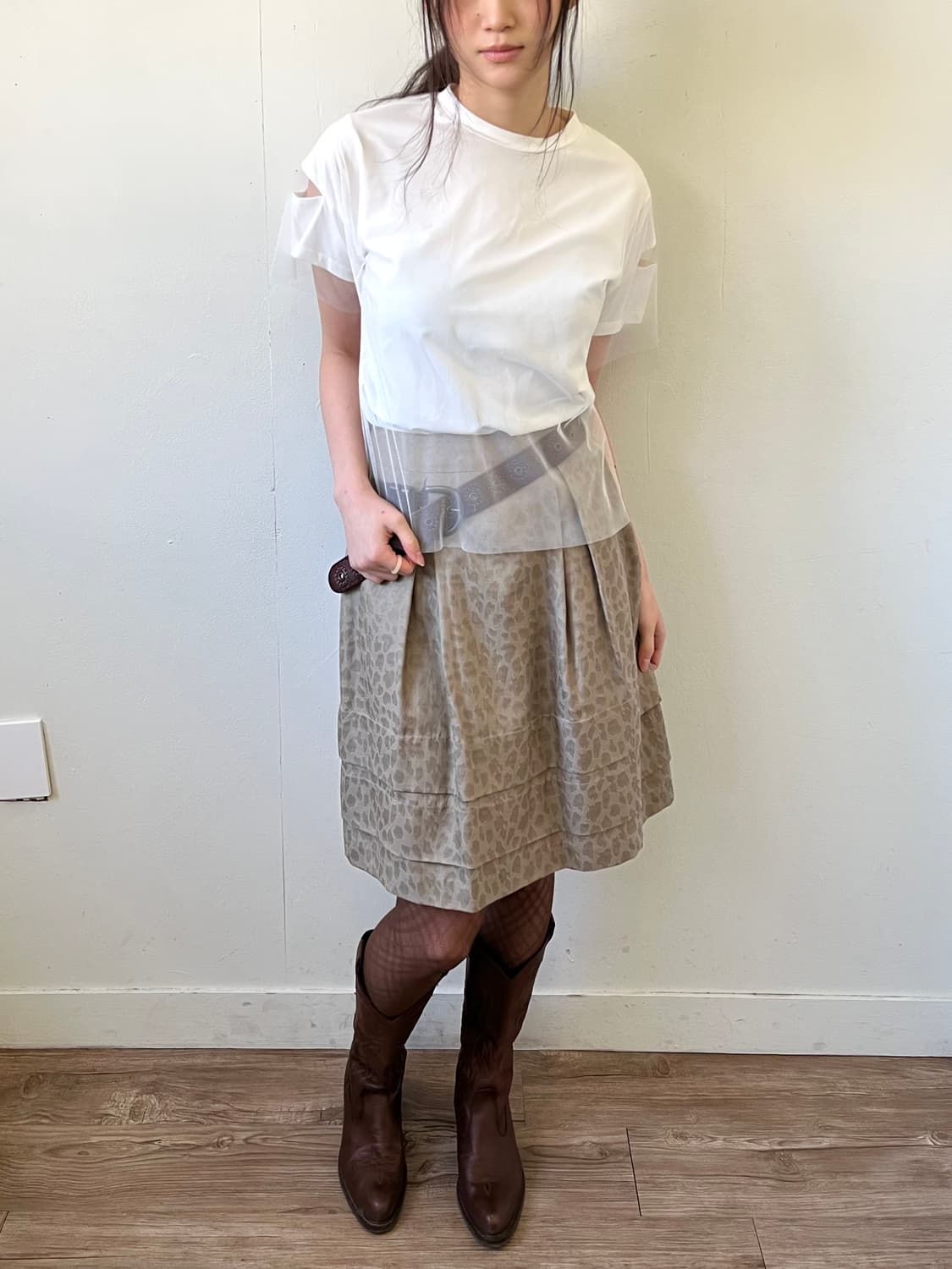 90‘s Japan vtg 웨스턴 벨트 상품이미지9