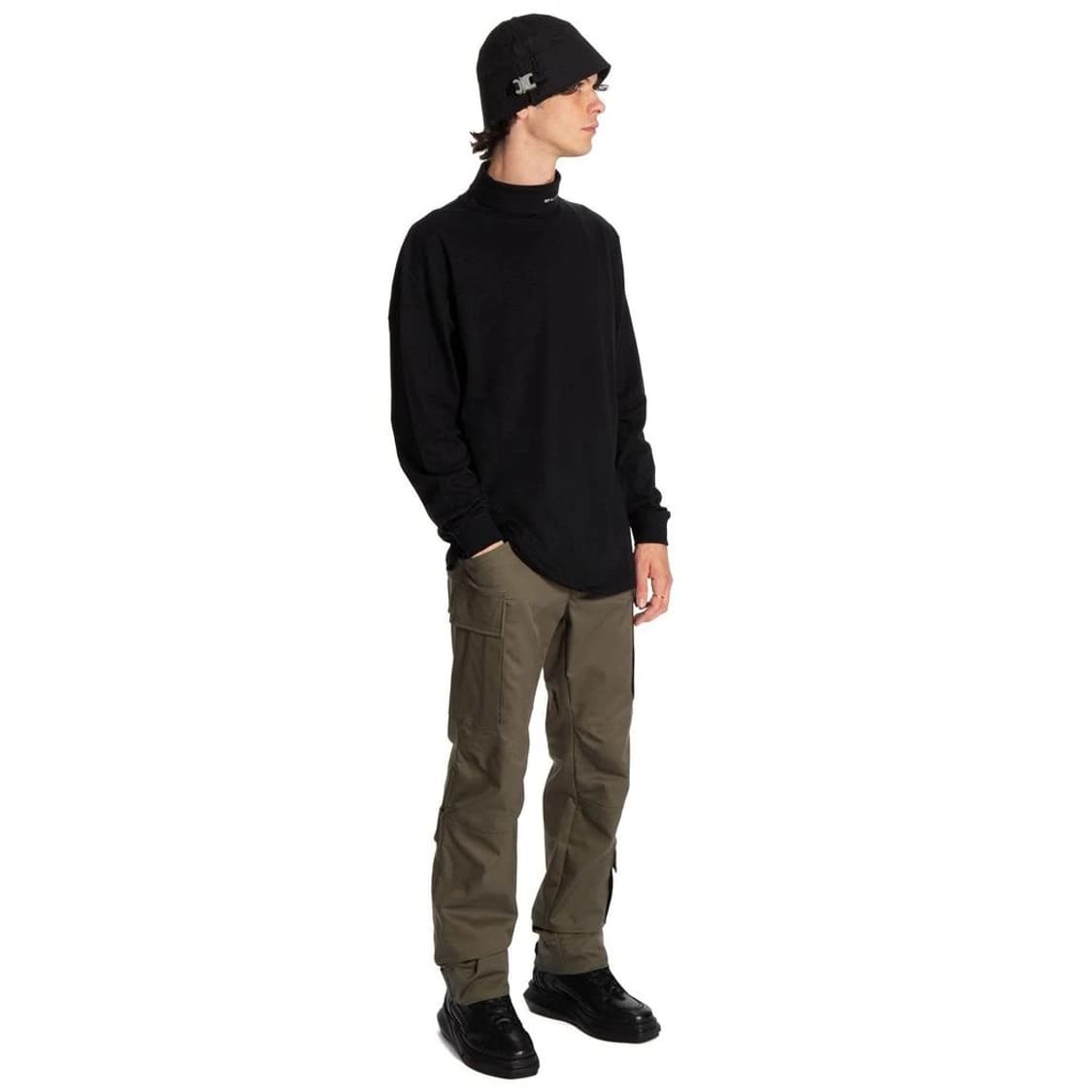 1017alyx9sm 알릭스 로고 L/S 롤넥 롱슬리브 블랙 L 상품이미지4