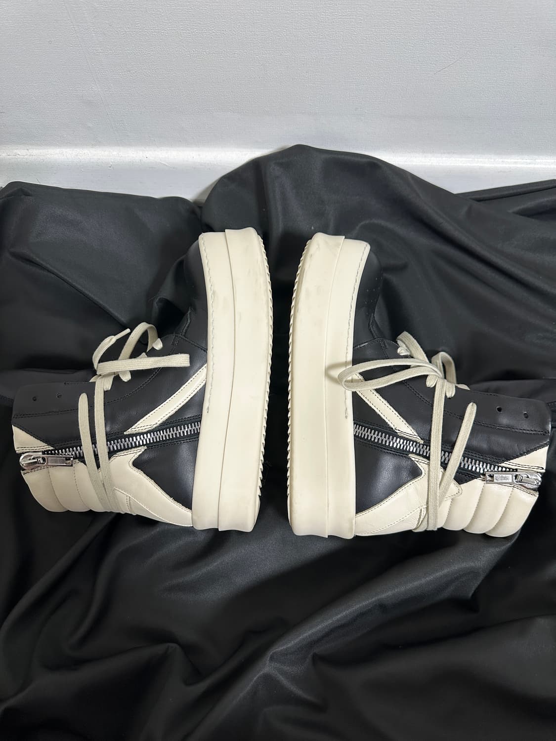 릭오웬스 메가범퍼 지오바스켓 블랙밀크 [37] 상품이미지7