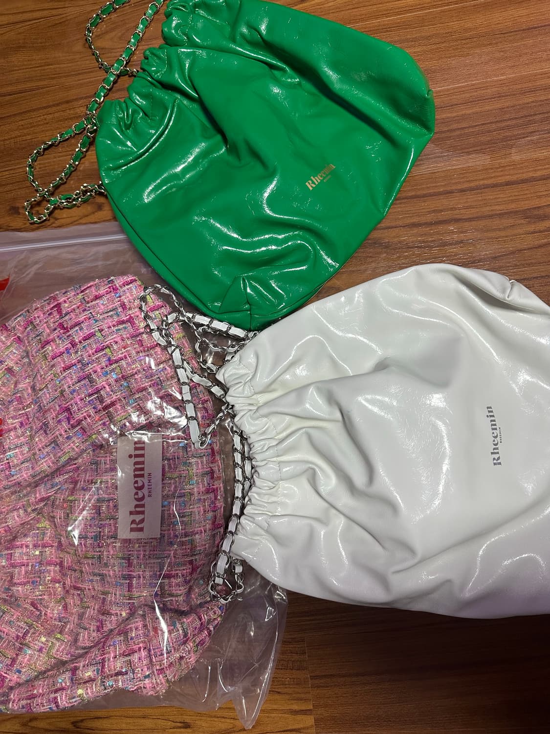 리민 트위드 체인백 새상품 원가 24만원 상품이미지3