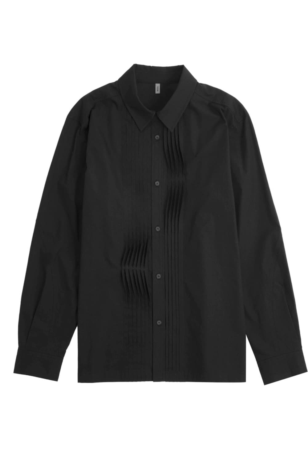 YOSUK(요석) Reversed Tuck shirts(Black) 상품이미지1