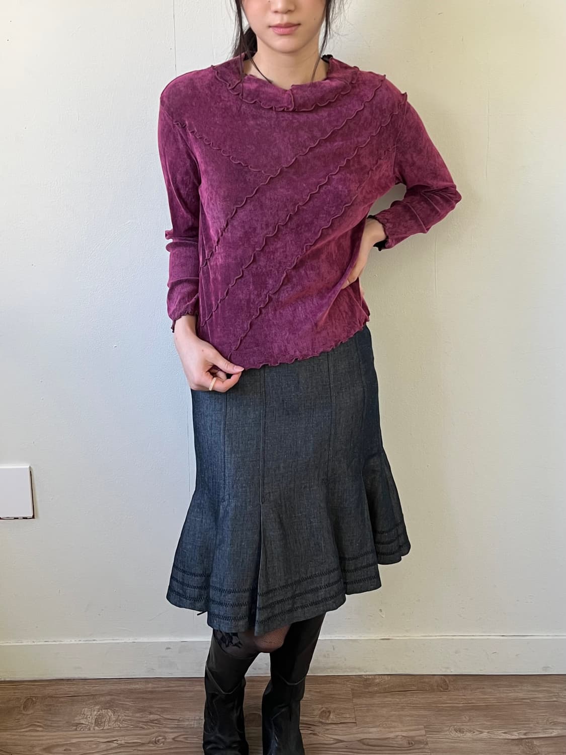 CHADORIAN 멀티 패턴 터틀넥 상품이미지4