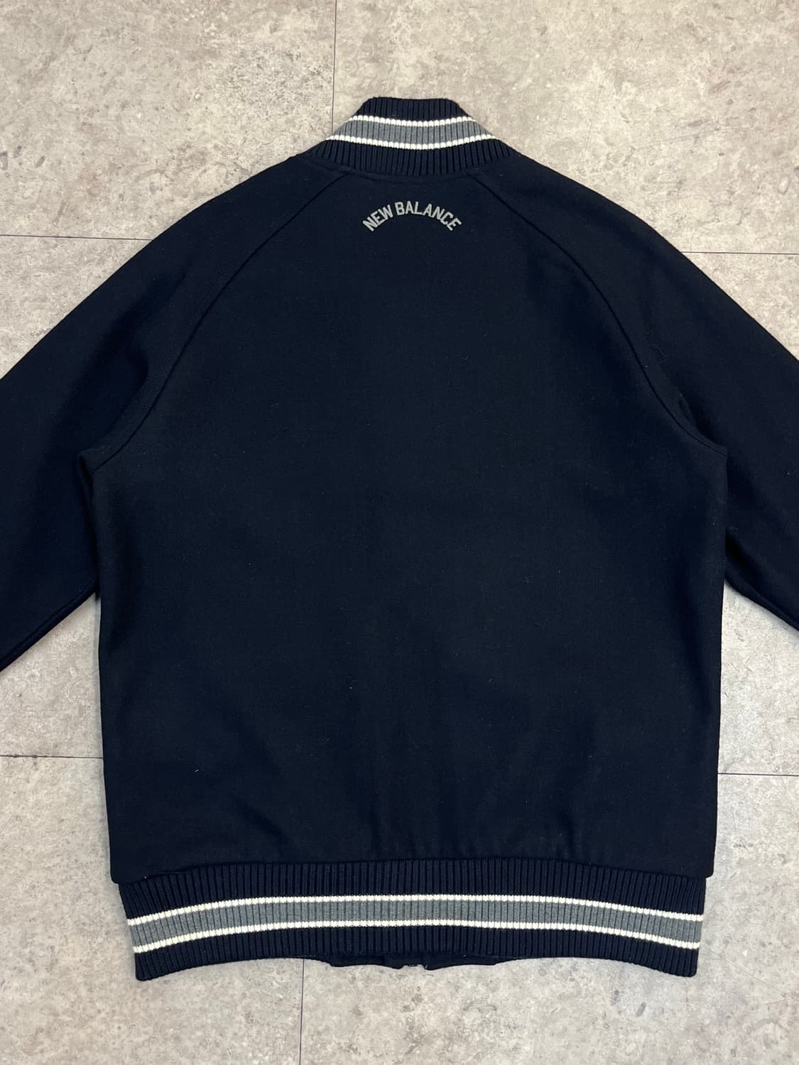 뉴발란스 보스턴 바시티 집업 자켓 네이비 M(85) #csz3987 상품이미지7