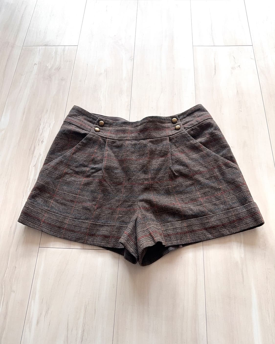 Deep mute brown wool pants 상품이미지1
