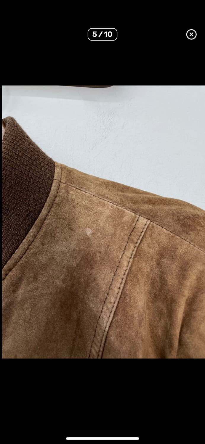 빈티지 브라운 스웨이드 봄버자켓 A3022 상품이미지5