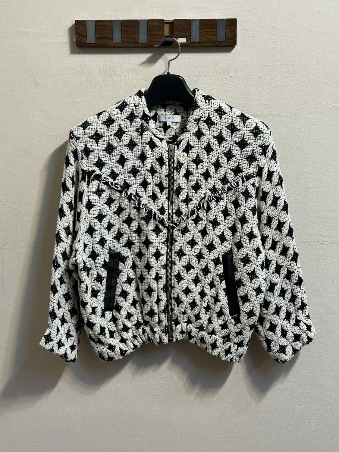 이로 파리 트위드 자가드 블루종 자켓 상품이미지1