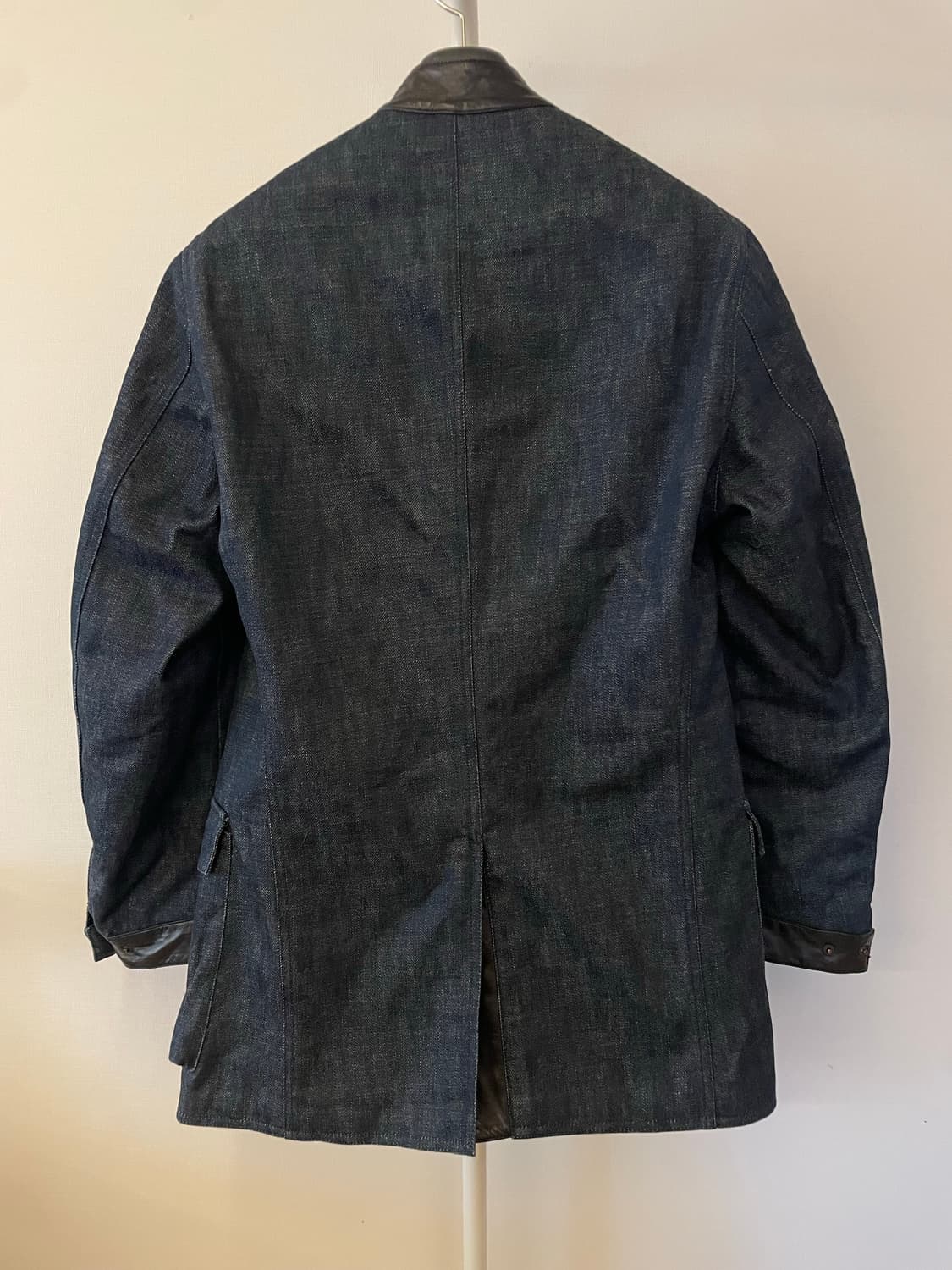 JIL SANDER 오리지널 데님×레더 하이브리드 자켓 상품이미지8