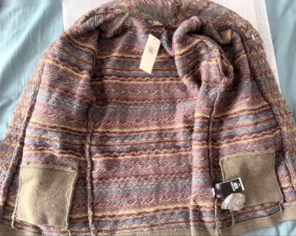 rrl 페어아일 울가디건 s 상품이미지3