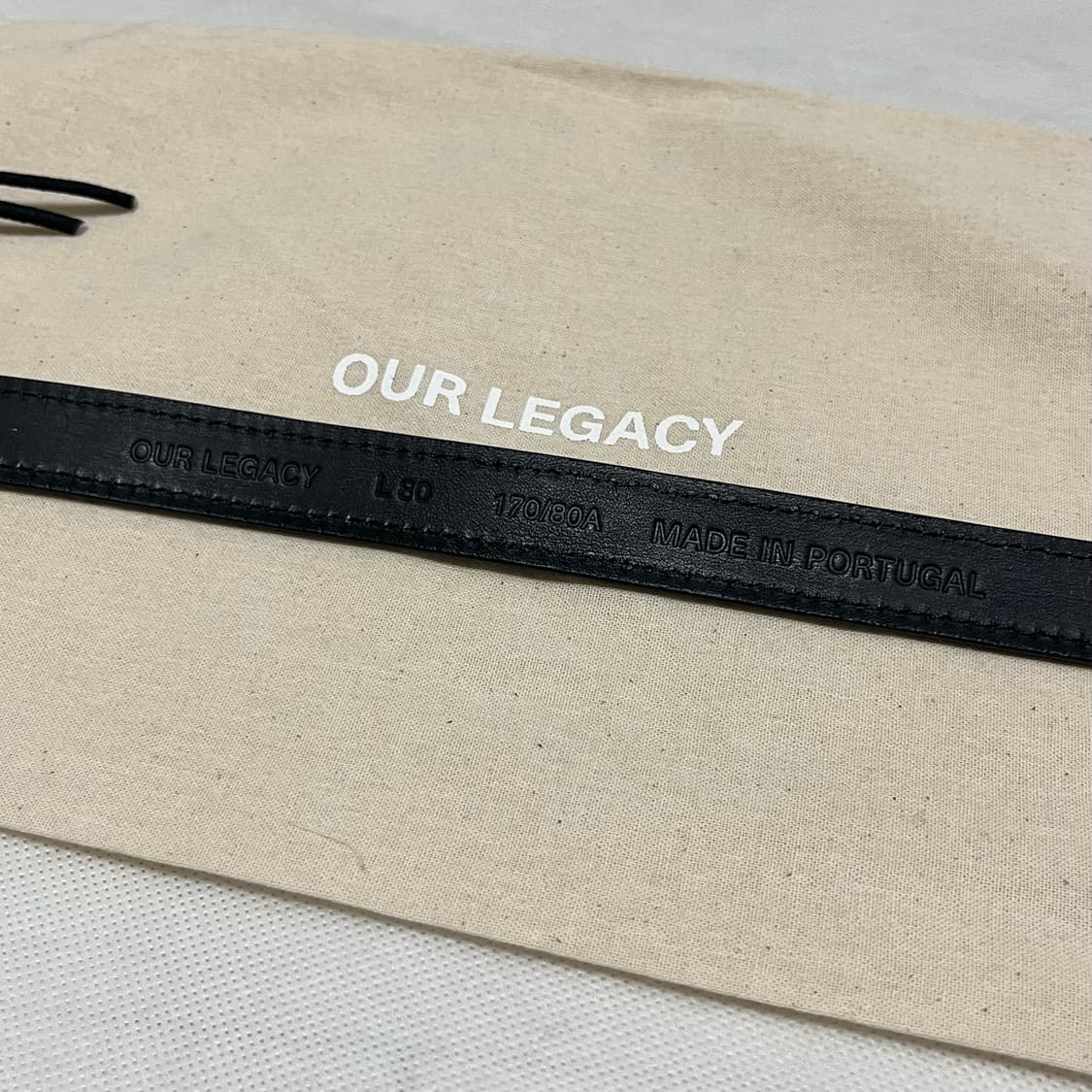 [80]아워레가시 26ss PURSE 벨트/블랙 상품이미지3