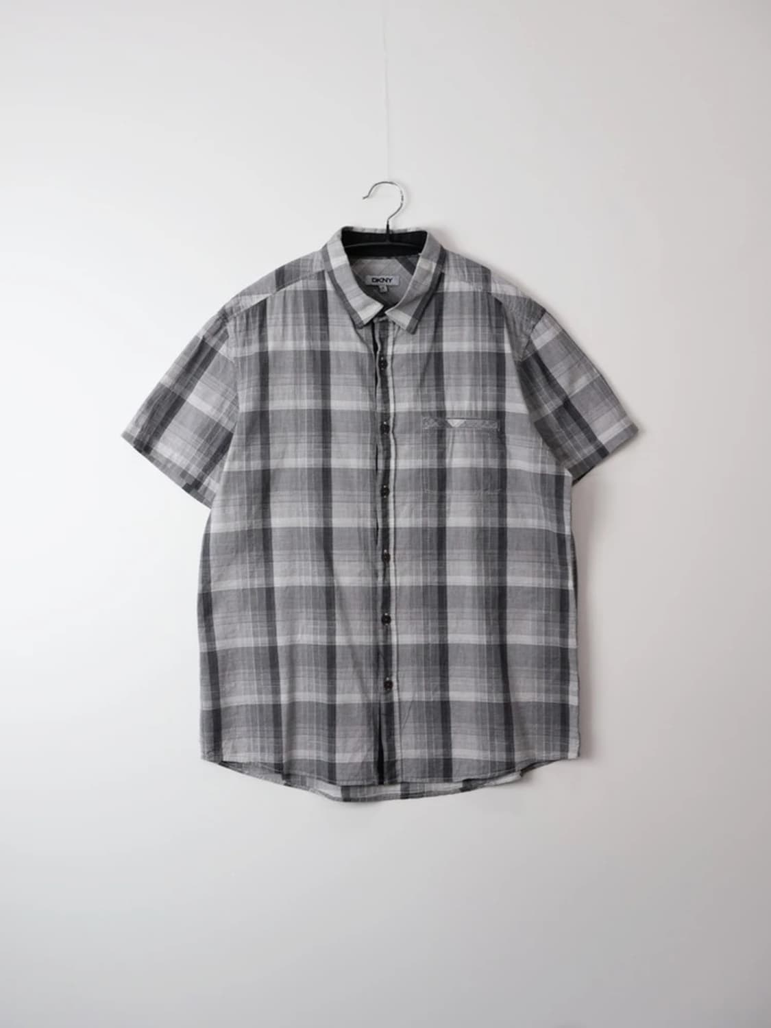 DKNY Check Short Sleeve Shirt 상품이미지4