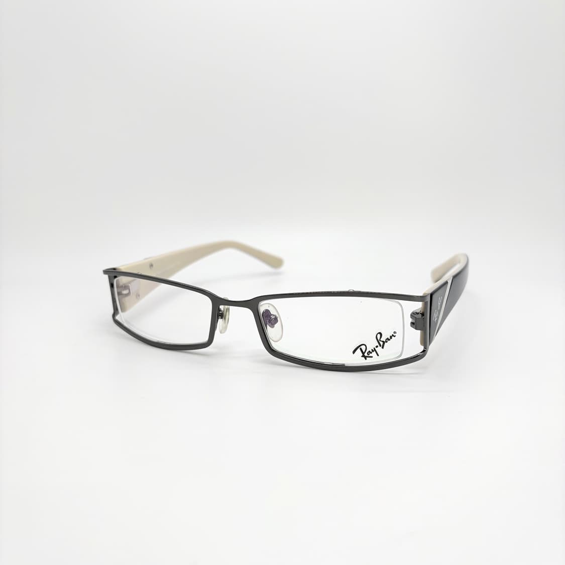 RAYBAN 레이벤 실버 슬림스퀘어 안경 상품이미지1