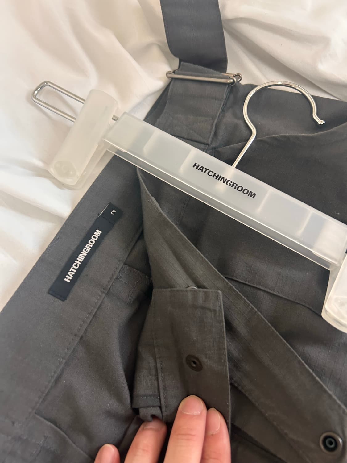 해칭룸 그레이 카고바지 2 상품이미지3