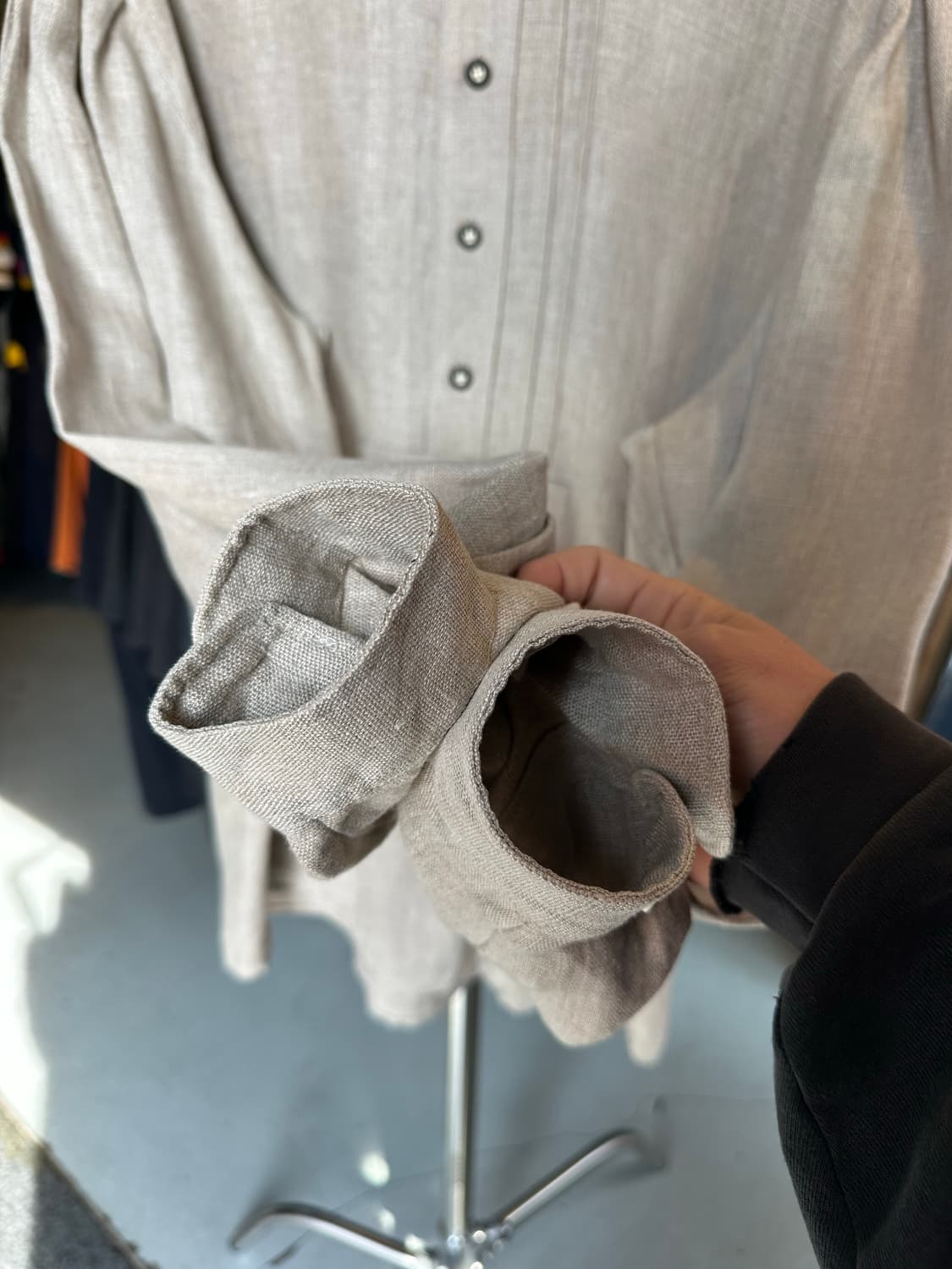 에스닉 오리엔탈 린넨 셔츠 상품이미지5