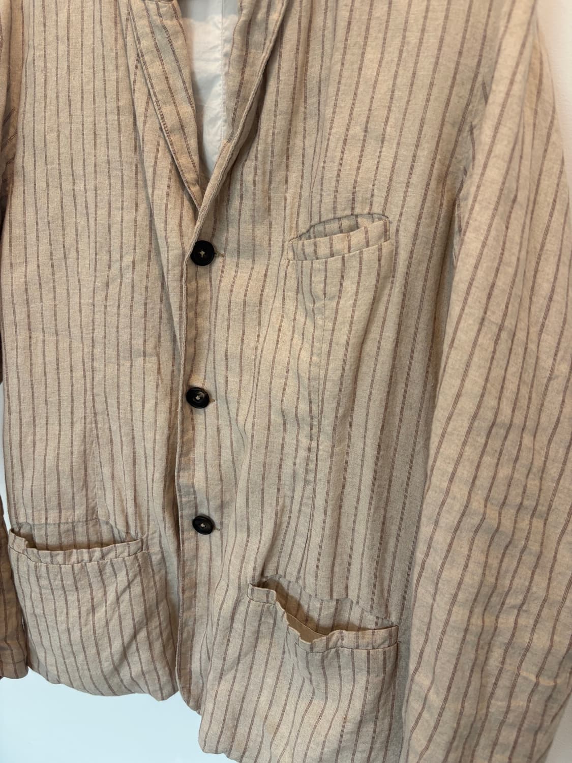 Christian peau linen stripe jacket 상품이미지2